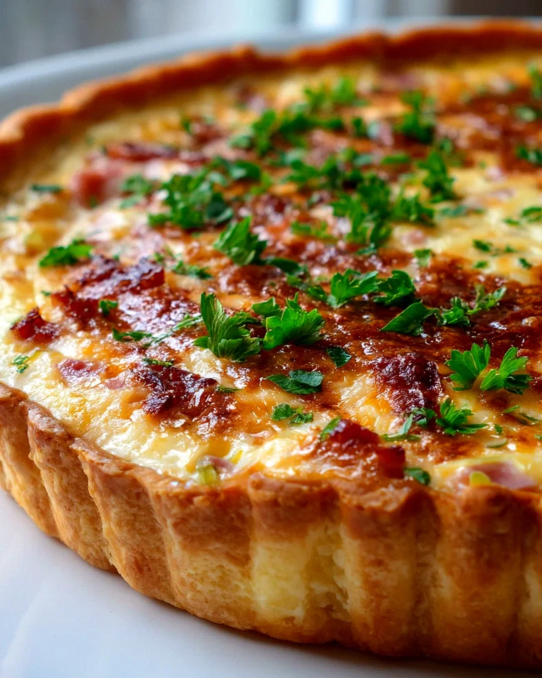 Authentische Quiche Lorraine mit Rindfleisch – Einfach & Cremig