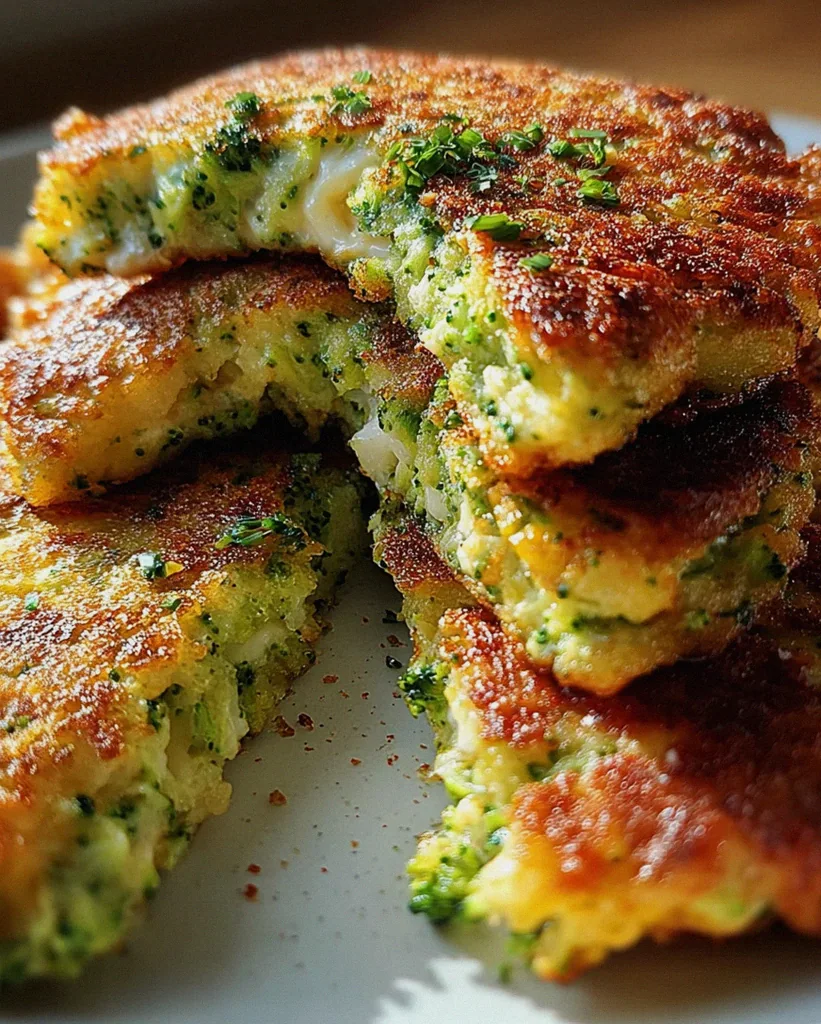Brokkoli-Käse-Puffer