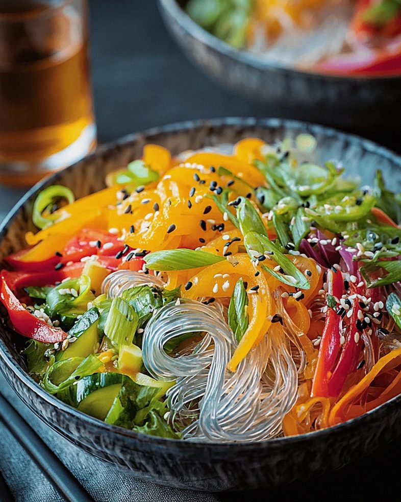 Bunter Glasnudelsalat – Schritt 2