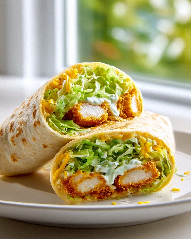 Crispy Chicken Ranch Wrap – Knusprig & unwiderstehlich! – Schritt 2