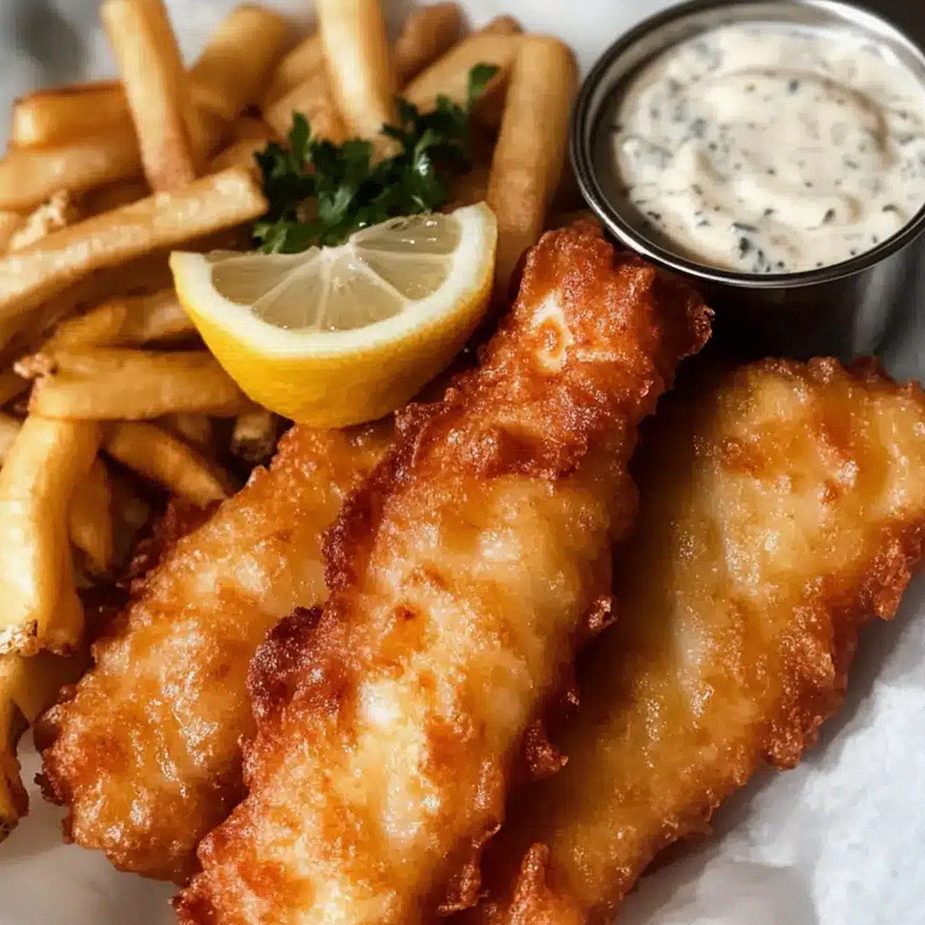 Crispy Fisch und Pommes nach Heston Blumenthal