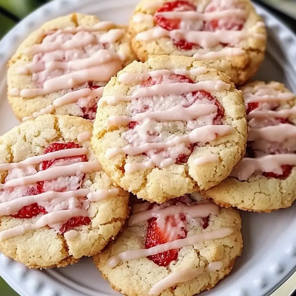 Erdbeer-Sahne-Butterkekse ganz einfach selbst gemacht