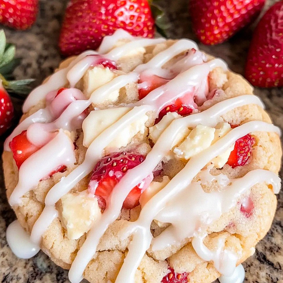 Erdbeerkuchen Plätzchen – Ein schneller Genuss