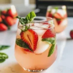 Erfrischender Erdbeer-Mocktail-Spritzer für den Sommer