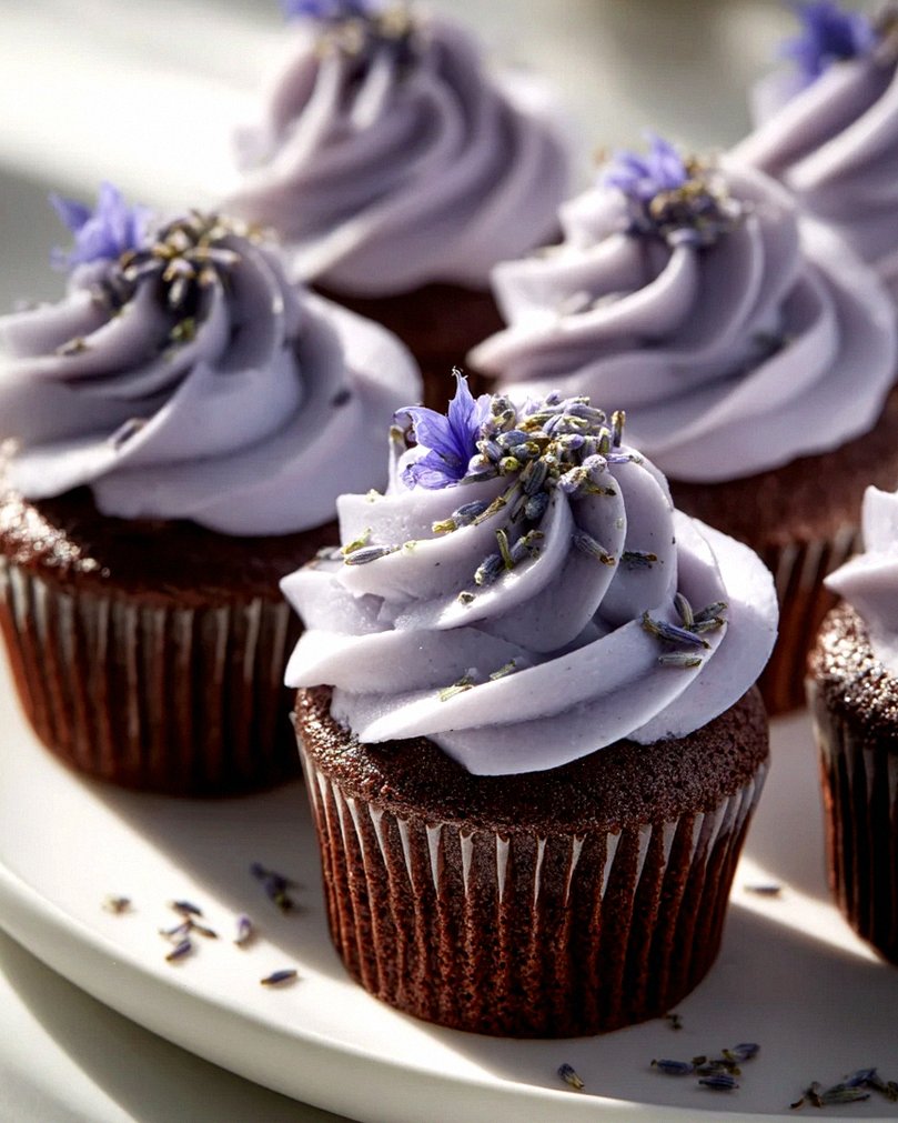 Hermione’s Schlaftrank Cupcakes mit Lavendel-Frosting Rezept