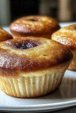 Hohe Protein-Pfannkuchen-Muffins für dein Frühstück