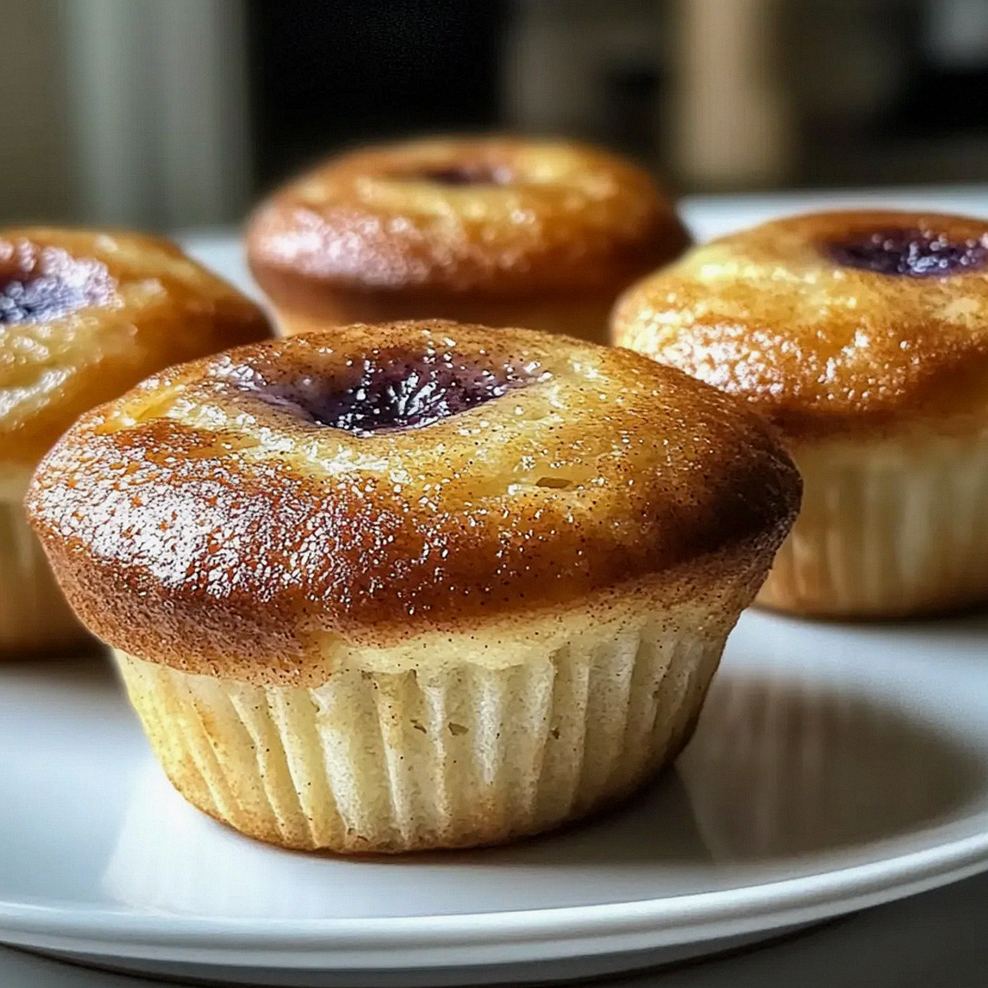 Hohe Protein-Pfannkuchen-Muffins für dein Frühstück