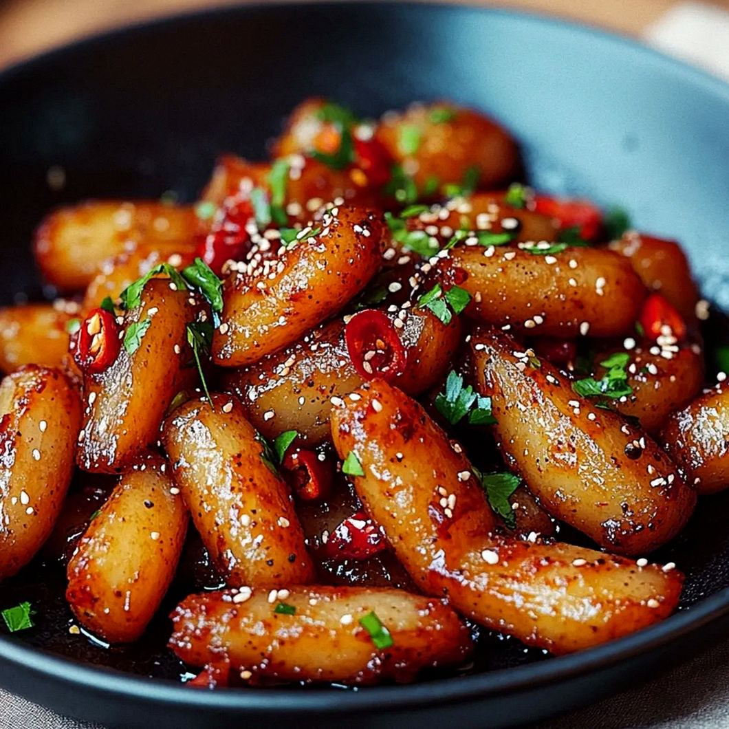 Honig Chili Kartoffeln knusprig zubereiten – Schritt 1