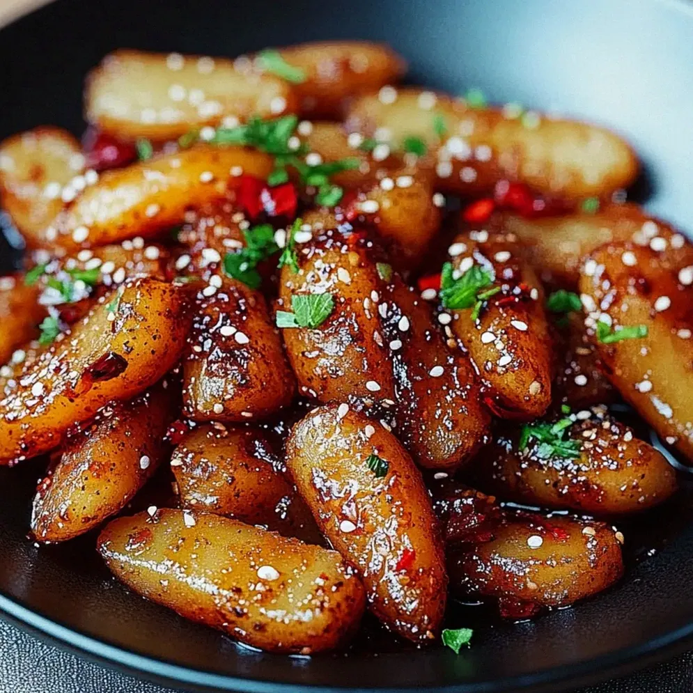 Honig Chili Kartoffeln knusprig zubereiten – Schritt 2