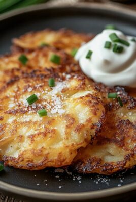 Kartoffelpuffer ohne Fett aus der Heißluftfritteuse