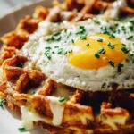 Lecker: Ei & Käse Hash Brown Waffeln – Perfektes Frühstück!