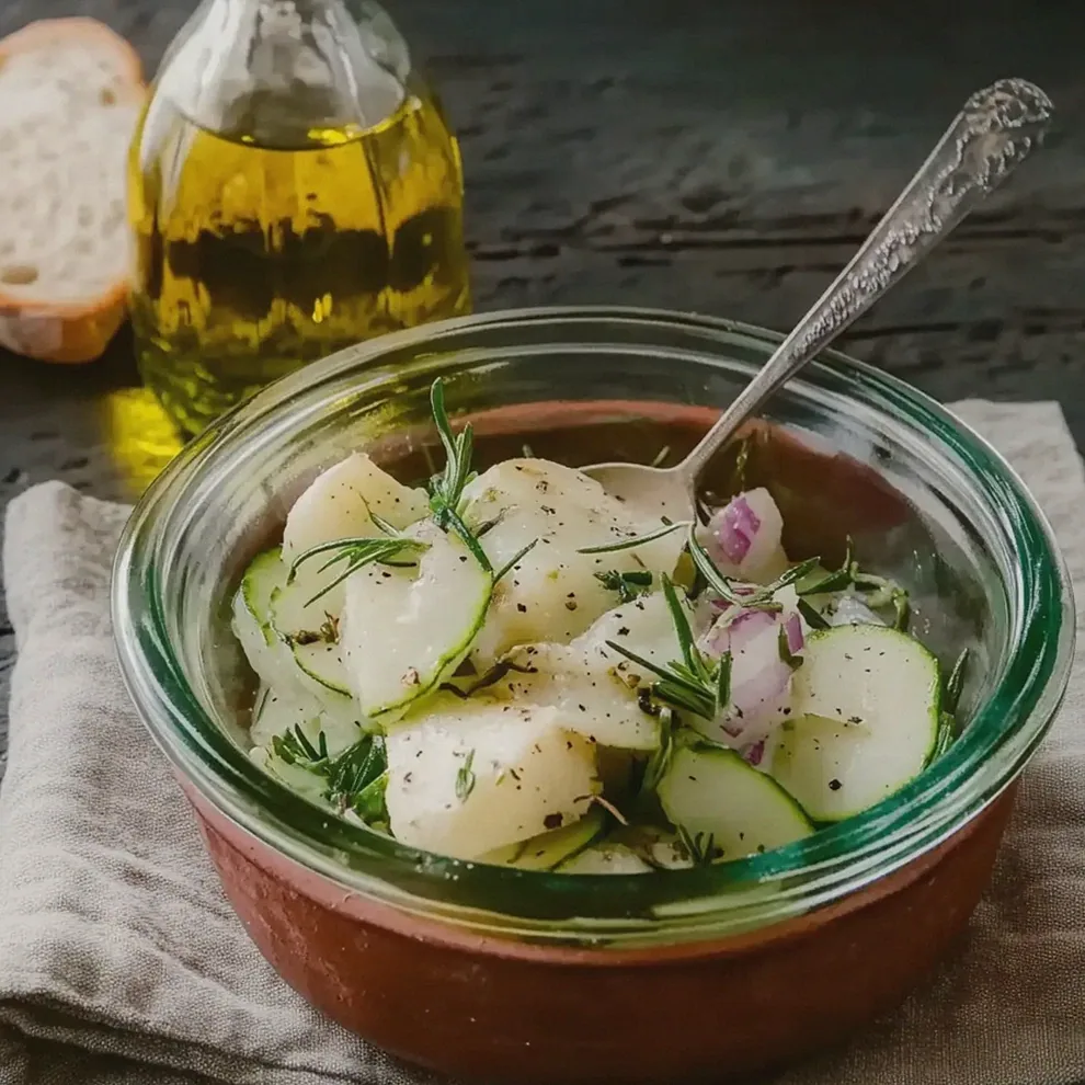 Mairübchensalat mit Gurke für frische Sommergerichte – Schritt 1