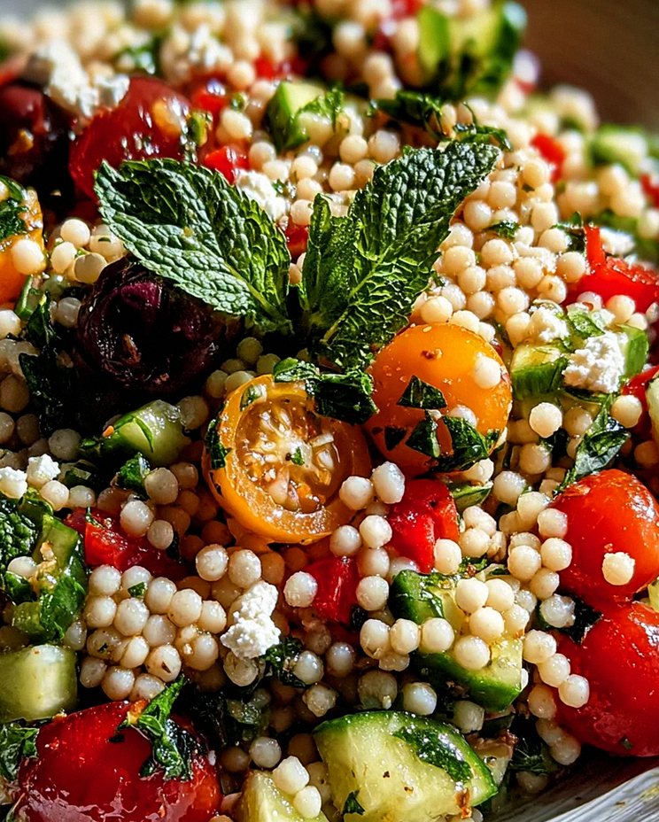 Mediterraner Israelischer Couscous Salat – Schritt 1