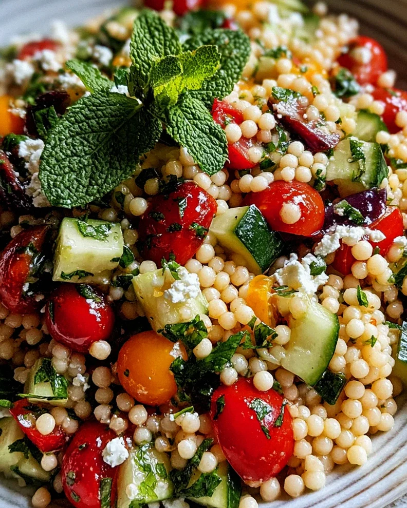 Mediterraner Israelischer Couscous Salat – Schritt 2