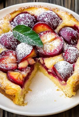 Pflaumenkuchen mit Schmand