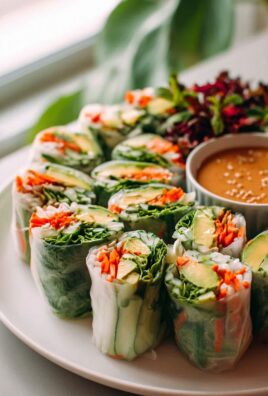 Reispapier Frühlingsrollen – Sushi-Style Rolle einfach & lecker