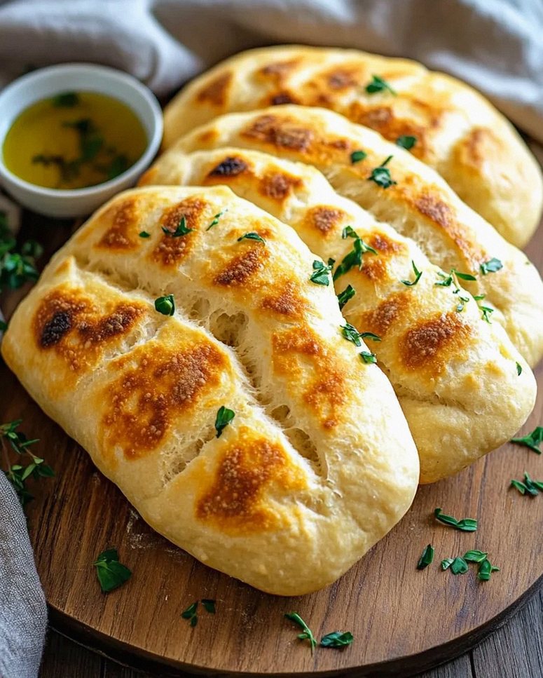 Schnelles Pfannenbrot ohne Hefe