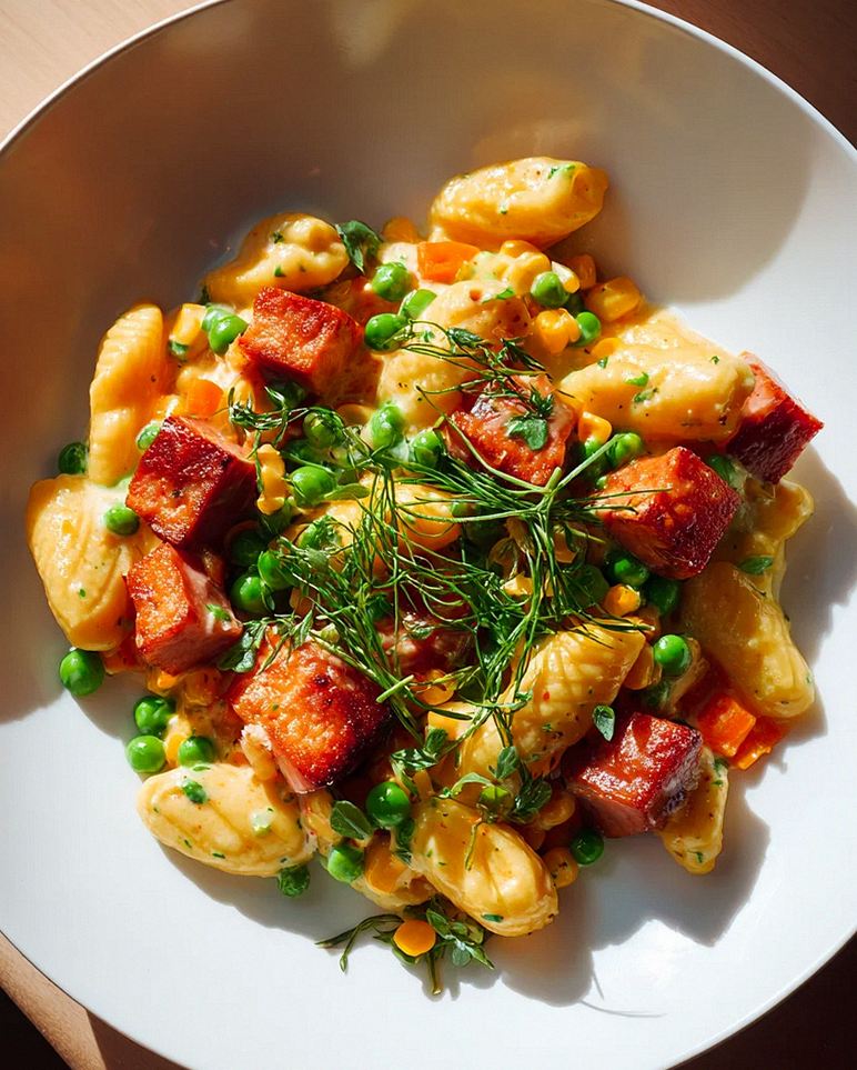 Schupfnudelpfanne mit geräuchertem Rindfleisch: Einfach lecker!