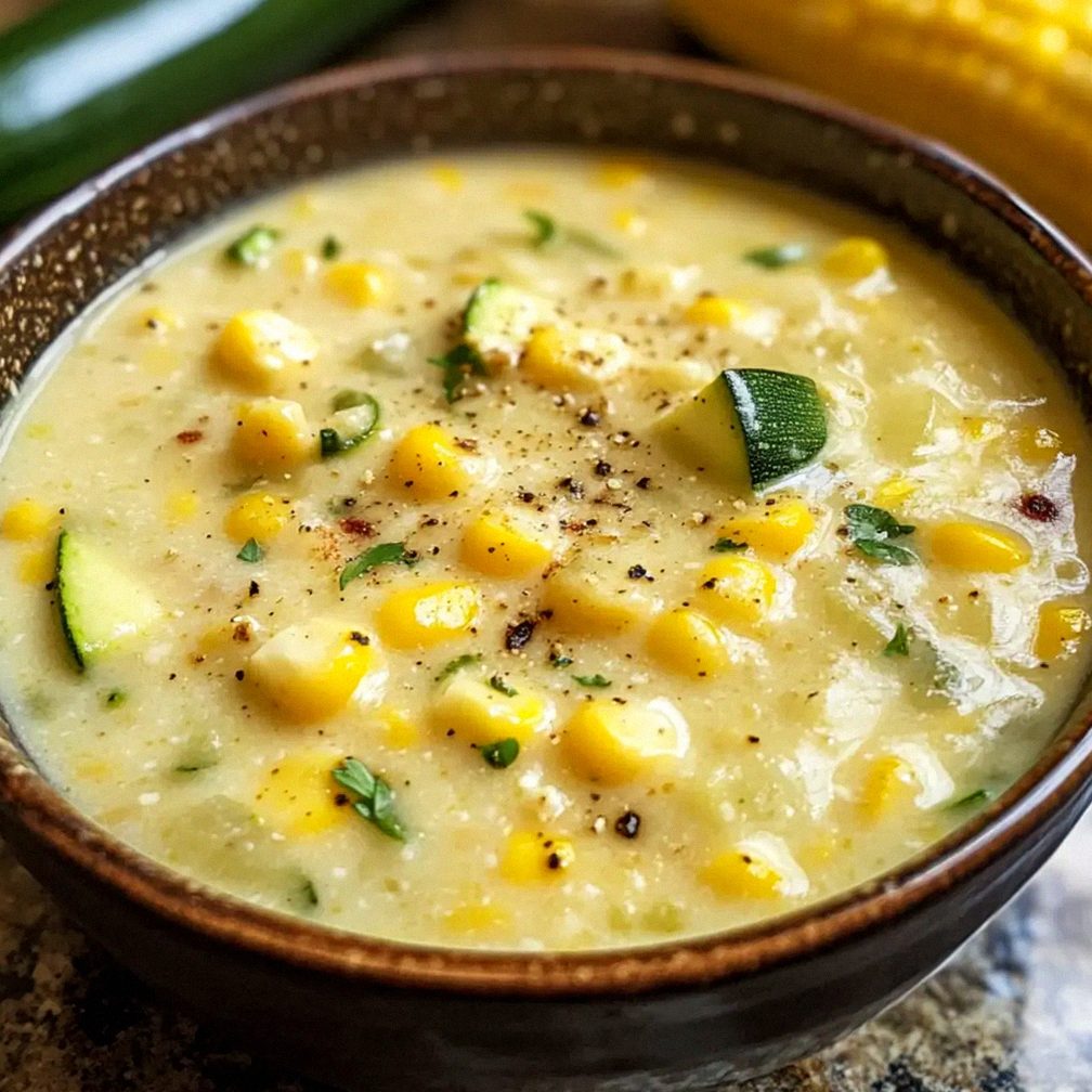 Sommer-Mais- und Zucchini-Cremesuppe für Genießer – Schritt 2
