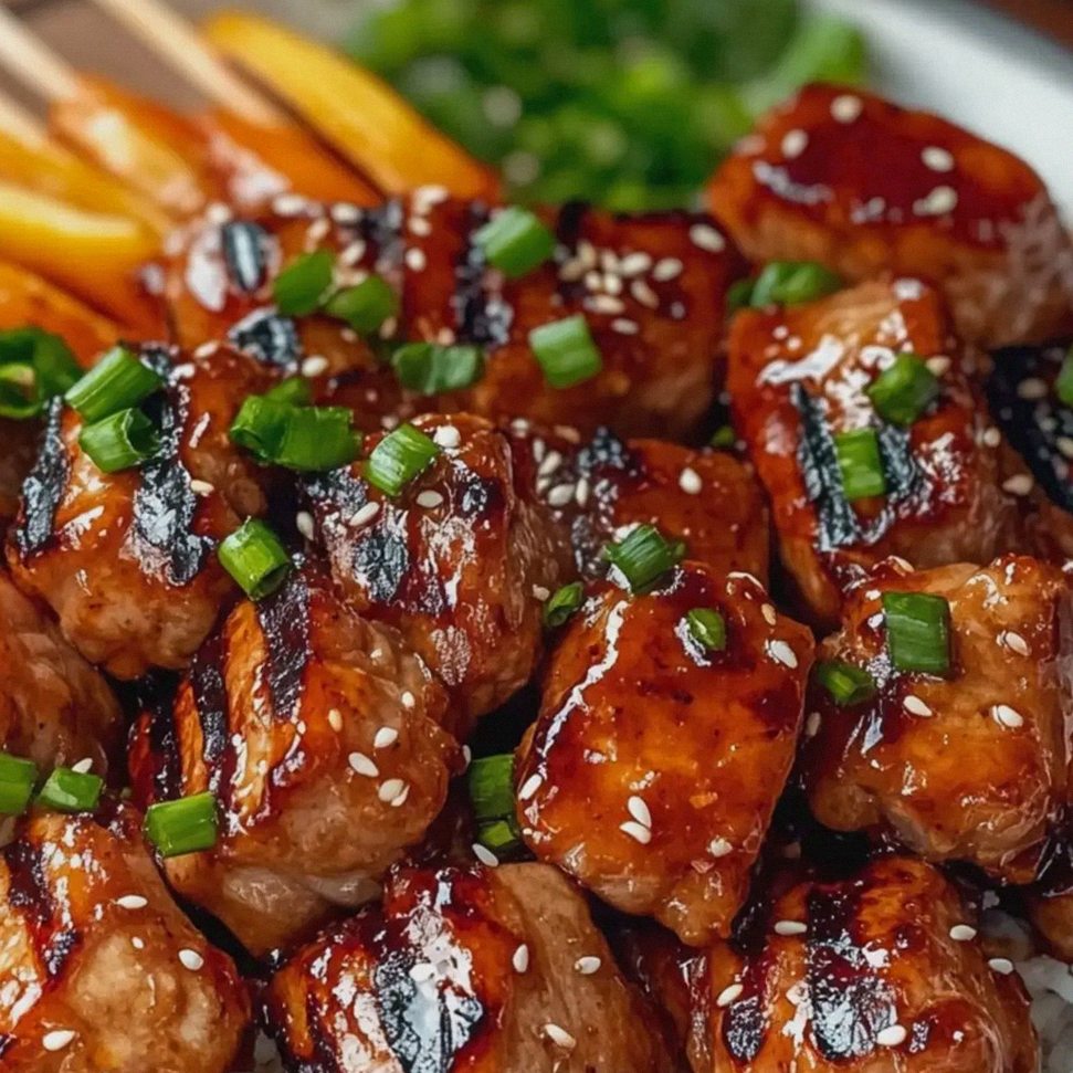 Teriyaki Hähnchen Spieße Grill einfach zubereiten – Schritt 2