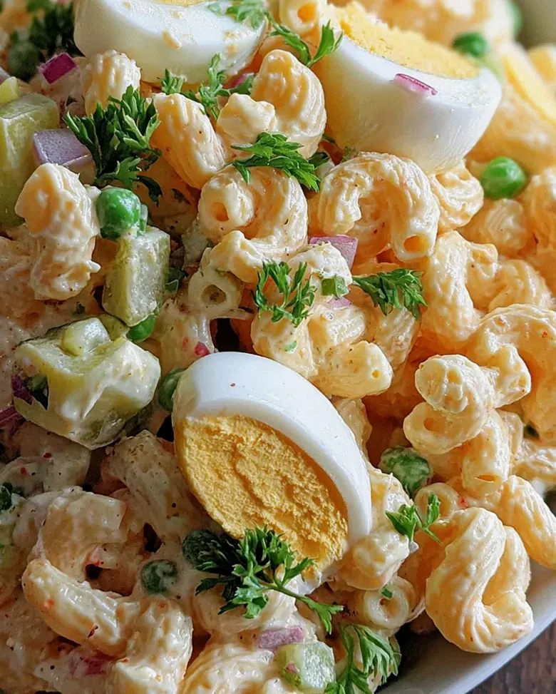 Teufelsei-Makkaroni-Salat – Schritt 2