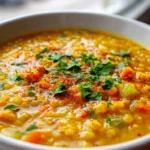 Würzige Curry Linsen Suppe aus einem Topf – Einfach köstlich!