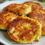 Zucchini-Bratlinge mit Käse und Knoblauch selber machen