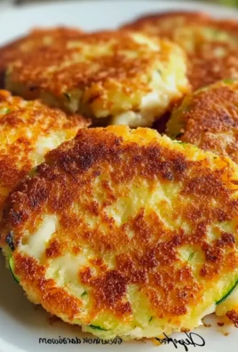 Zucchini-Bratlinge mit Käse und Knoblauch selber machen