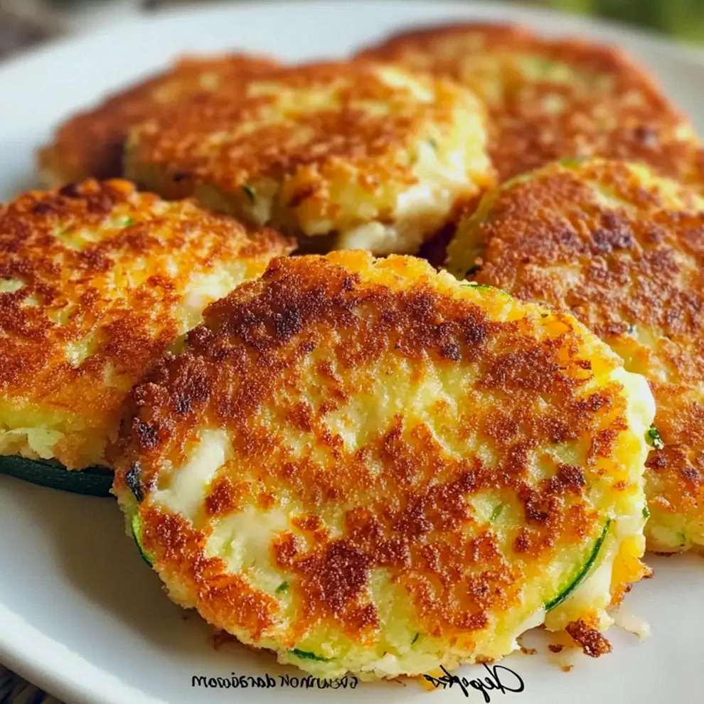Zucchini-Bratlinge mit Käse und Knoblauch selber machen