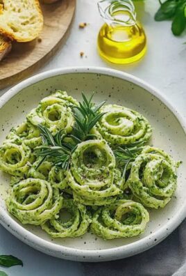 Zucchini Nudeln mit Avocado Pesto einfach zubereiten